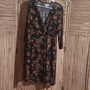 Beautiful design dress for a plus size woman